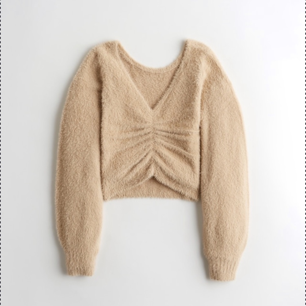 NWOT Reversible Cinch Sweater